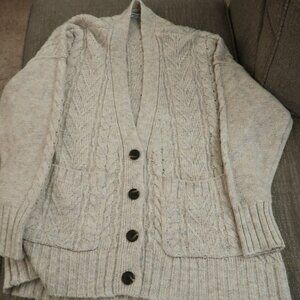 Over-sized Cream Cardigan